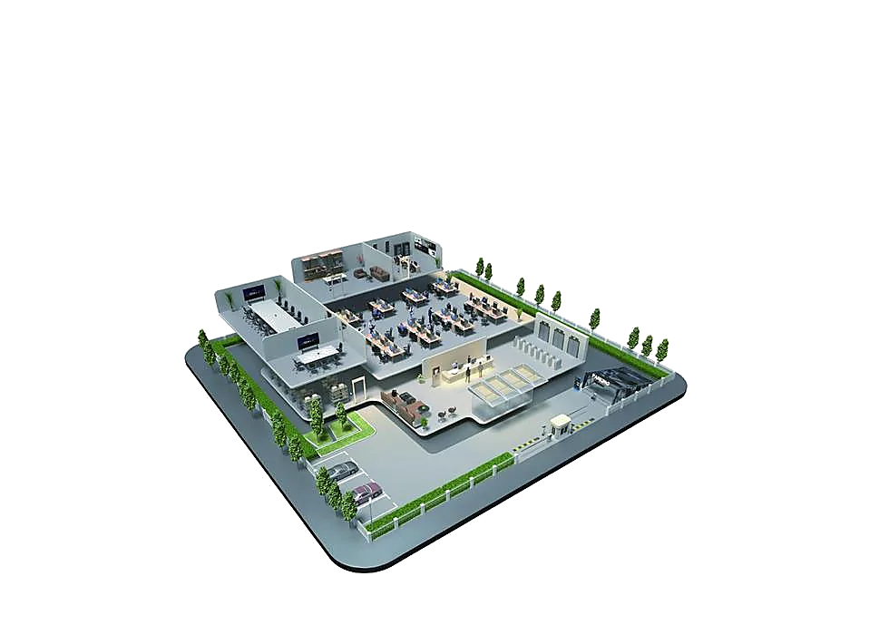 办公室场景模型